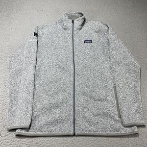 Patagonia Jacket Womens Large Gray Better Sweater Fleece Full Zip Hiking Outdoor